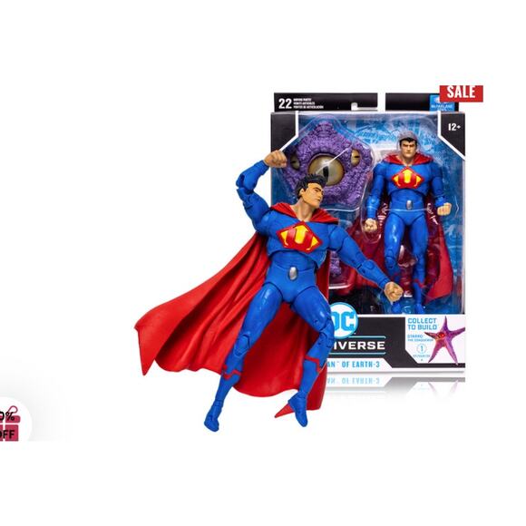 McFarlane Toys DC Build-A 7IN -Crime Syndicate The New Deal -Superman of Earth 3 - Picture 1 of 7